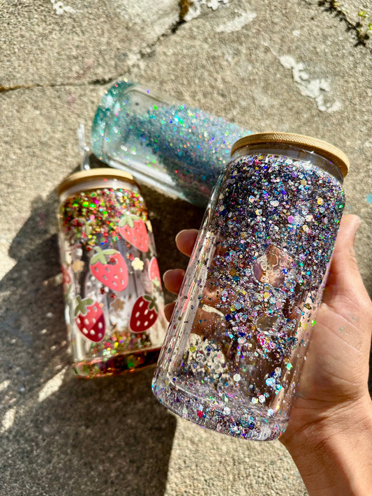 Create your own magical, glitter-filled snow globe tumbler