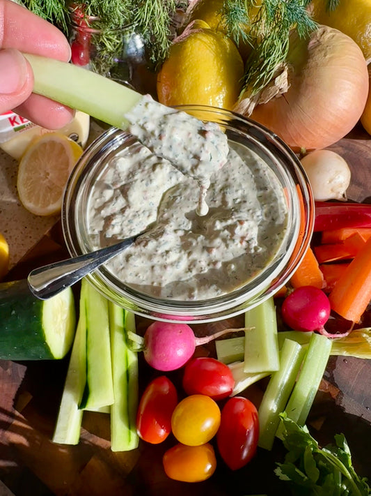 Herby Creamy Veggie Dip