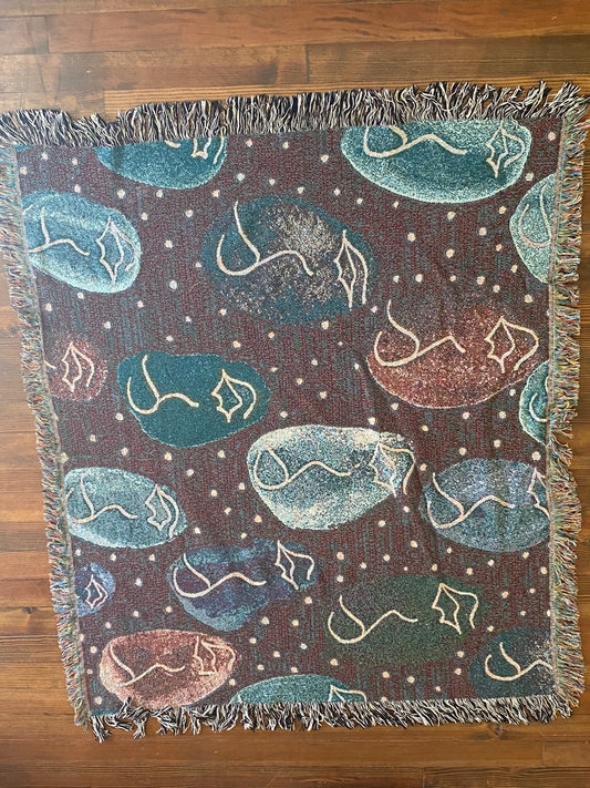 Ladies of Colours - Woven Art Throw Blanket