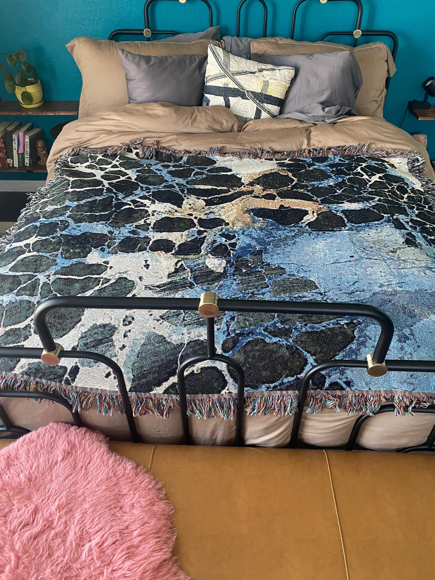 Breakthrough - Woven Art Throw Blanket