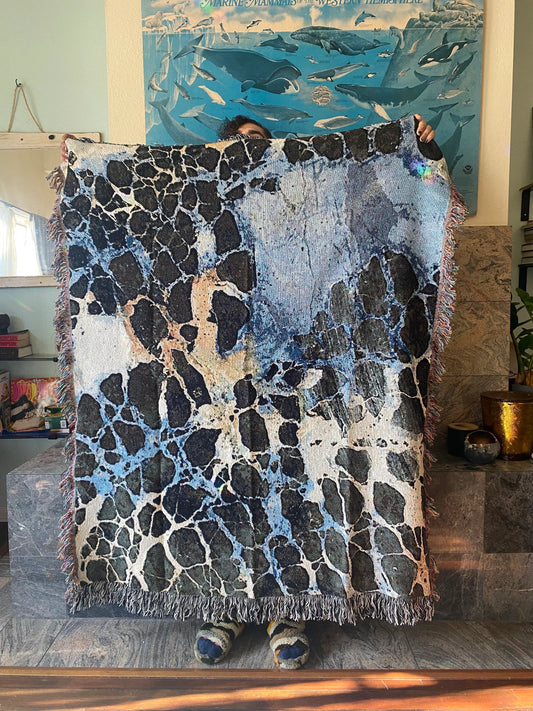 Breakthrough - Woven Art Throw Blanket