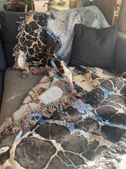 Breakthrough - Woven Art Throw Blanket