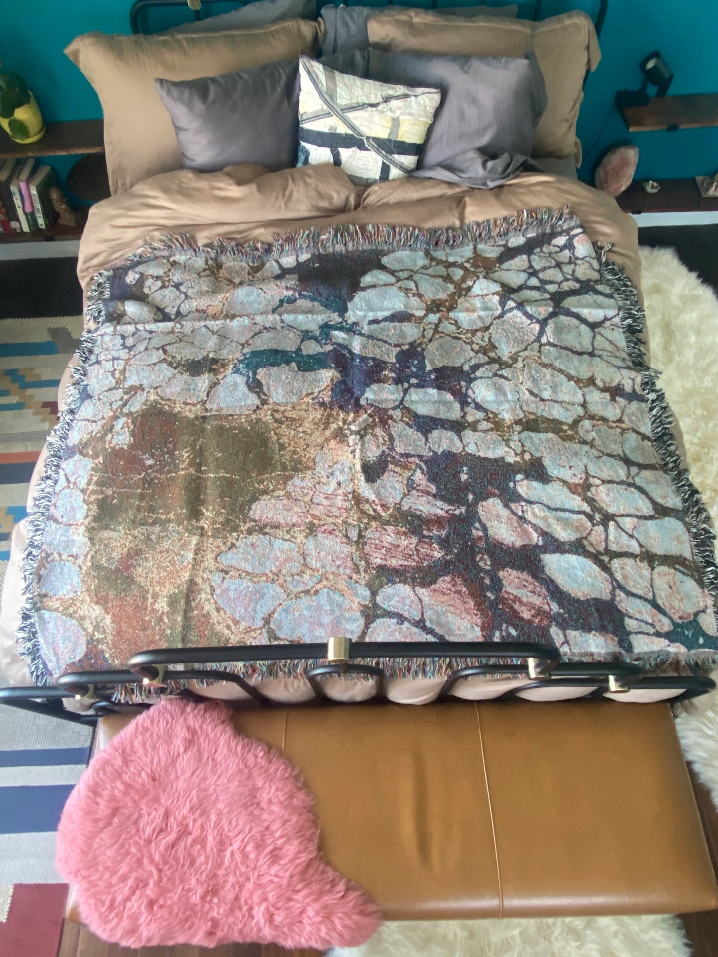 Breakthrough - Woven Art Throw Blanket